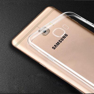 Galaxy C7 Case Zore Süper Silikon Cover - 5