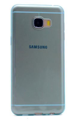 Galaxy C7 Kılıf Zore Ultra İnce Silikon Kapak 0.2 mm - 1