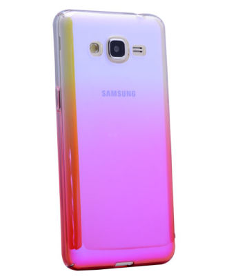 Galaxy J2 Prime Kılıf Zore Renkli Transparan Kapak - 5