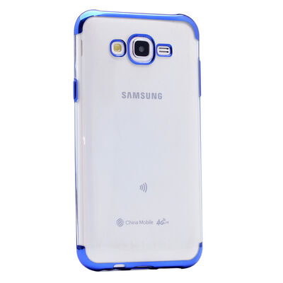 Galaxy J7 Case Zore Dört Köşeli Lazer Silicon Cover - 1