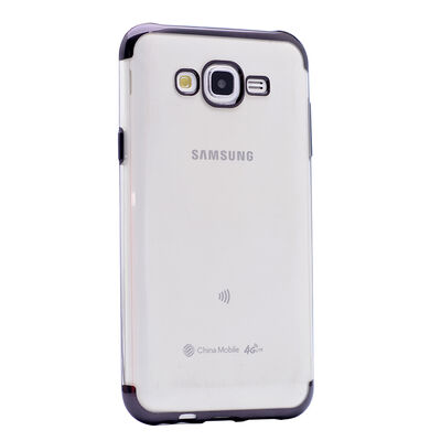 Galaxy J7 Case Zore Dört Köşeli Lazer Silicon Cover - 8