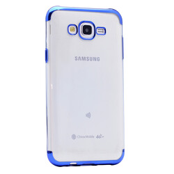 Galaxy J7 Case Zore Dört Köşeli Lazer Silicon Cover - 5