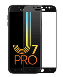 Galaxy J730 Pro Zore Kenarları Kırılmaya Dayanıklı Cam Ekran Koruyucu - 2