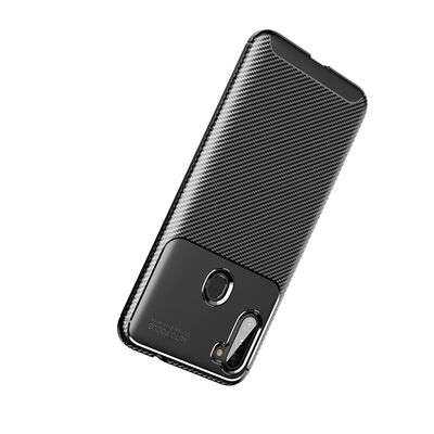 Galaxy M11 Case Zore Negro Silicon Cover - 8