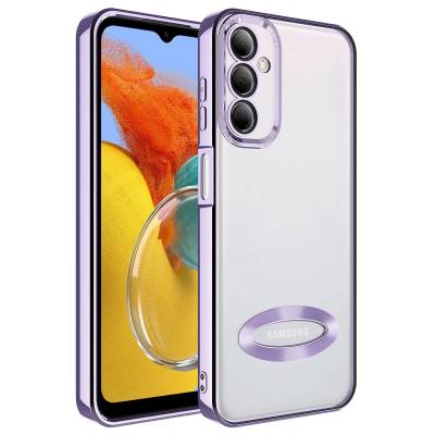 Galaxy M14 Case Camera Protected Zore Omega Cover Showing Logo - 1
