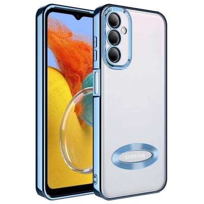 Galaxy M14 Case Camera Protected Zore Omega Cover Showing Logo - 6