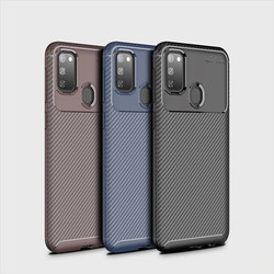 Galaxy M21 Case Zore Negro Silicon Cover - 3