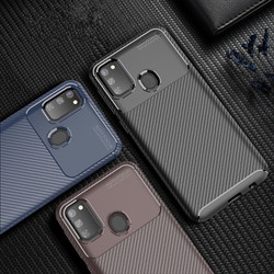Galaxy M21 Case Zore Negro Silicon Cover - 5