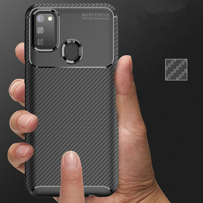 Galaxy M21 Case Zore Negro Silicon Cover - 6