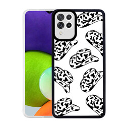 Galaxy M22 Case Zore M-Fit Patterned Cover - 7