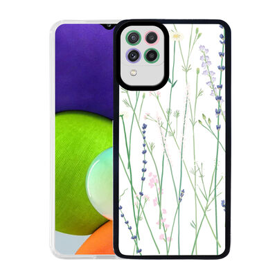 Galaxy M22 Case Zore M-Fit Patterned Cover - 6
