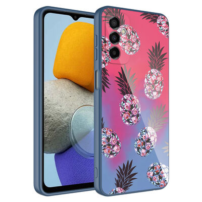 Galaxy M23 Case Camera Protected Patterned Hard Silicone Zore Epoxy Cover - 5