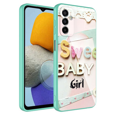 Galaxy M23 Case Camera Protected Patterned Hard Silicone Zore Epoxy Cover - 4