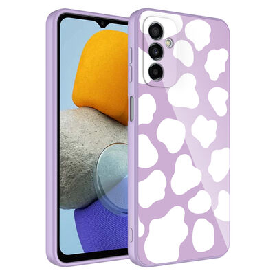 Galaxy M23 Case Camera Protected Patterned Hard Silicone Zore Epoxy Cover - 8