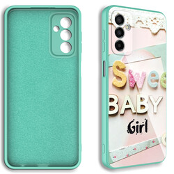 Galaxy M23 Case Camera Protected Patterned Hard Silicone Zore Epoxy Cover - 2