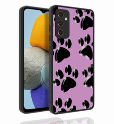 Galaxy M23 Case Patterned Camera Protected Glossy Zore Nora Cover - 1