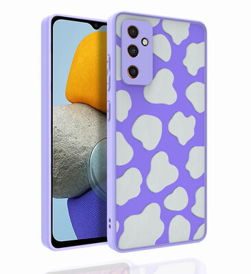 Galaxy M23 Case Patterned Camera Protected Glossy Zore Nora Cover - 8