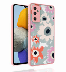 Galaxy M23 Case Patterned Camera Protected Glossy Zore Nora Cover - 7