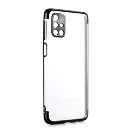 Galaxy M31S Case Zore Dört Köşeli Lazer Silicon Cover - 6