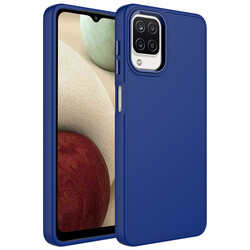 Galaxy M32 Case Metal Frame and Button Design Silicone Zore Luna Cover - 7