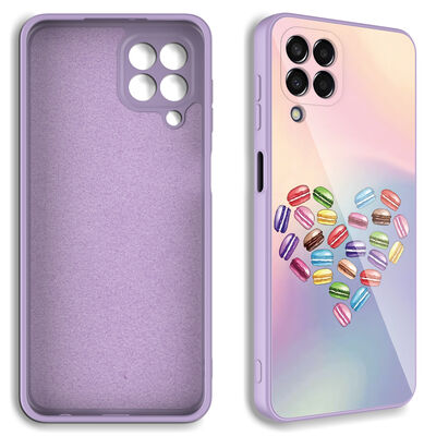 Galaxy M33 Case Camera Protected Patterned Hard Silicone Zore Epoxy Cover - 2
