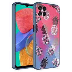 Galaxy M33 Case Camera Protected Patterned Hard Silicone Zore Epoxy Cover - 6