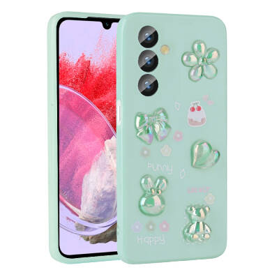 Galaxy M34 5G Case Relief Figured Shiny Zore Toys Silicone Cover - 1