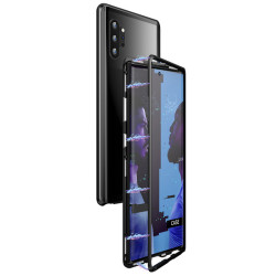 Galaxy Note 10 Kılıf Zore Devrim Mıknatıslı Cam Kapak - 7
