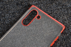 Galaxy Note 10 Kılıf Zore Dört Köşeli Lazer Silikon Kapak - 2