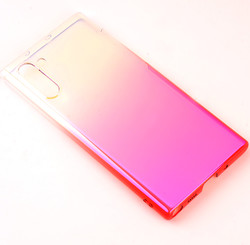 Galaxy Note 10 Kılıf Zore Renkli Transparan Silikon - 4