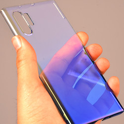 Galaxy Note 10 Plus Kılıf Zore Renkli Transparan Kapak - 2