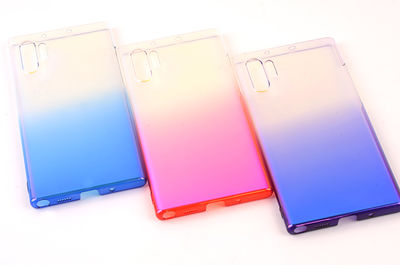 Galaxy Note 10 Plus Kılıf Zore Renkli Transparan Kapak - 3