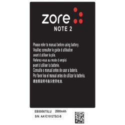 Galaxy Note 2 Zore A Kalite Uyumlu Batarya - 1
