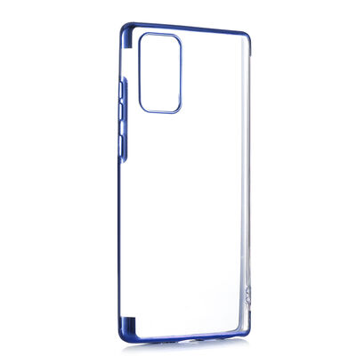 Galaxy Note 20 Case Zore Dört Köşeli Lazer Silicon Cover - 8
