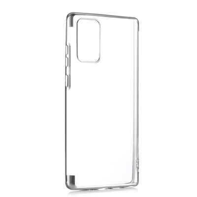 Galaxy Note 20 Case Zore Dört Köşeli Lazer Silicon Cover - 7