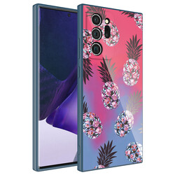 Galaxy Note 20 Ultra Case Camera Protected Patterned Hard Silicone Zore Epoksi Cover - 6