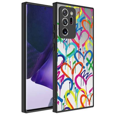 Galaxy Note 20 Ultra Case Mirror Patterned Camera Protected Glossy Zore Mirror Cover - 4