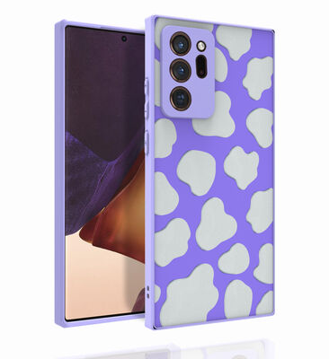 Galaxy Note 20 Ultra Case Patterned Camera Protected Glossy Zore Nora Cover - 1
