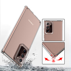 Galaxy Note 20 Ultra Kılıf Zore 2mm Anti Shock Silikon - 2