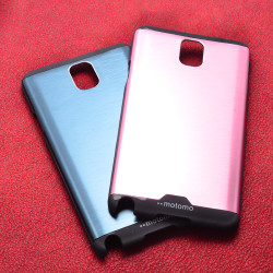 Galaxy Note 3 Kılıf Zore Metal Motomo Kapak - 2