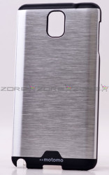Galaxy Note 3 Kılıf Zore Metal Motomo Kapak - 6