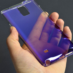 Galaxy Note 4 Case Zore Renkli Transparan Cover - 2