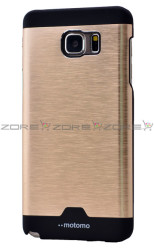 Galaxy Note 5 Kılıf Zore Metal Motomo Kapak - 4