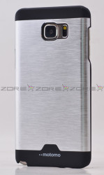 Galaxy Note 5 Kılıf Zore Metal Motomo Kapak - 7