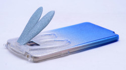 Galaxy Note 5 Kılıf Zore Simli Tavşan Silikon - 2