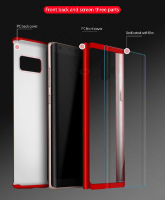 Galaxy Note 8 Kılıf Zore 360 3 Parçalı Rubber Kapak - 3