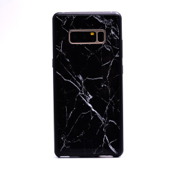 Galaxy Note 8 Kılıf Zore Mermerli Devrim Cam Kapak - 1