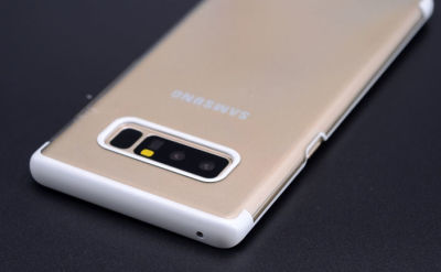 Galaxy Note 8 Kılıf Zore Tareks Şeffaf Kapak - 4