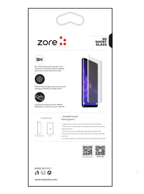 Galaxy Note 9 Zore 3D Short Glass Ekran Koruyucu - 2