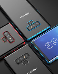 Galaxy Note 9 Kılıf Zore Dört Köşeli Lazer Silikon Kapak - 2